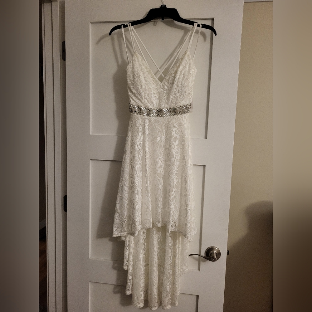 Bridal shower high/low dress